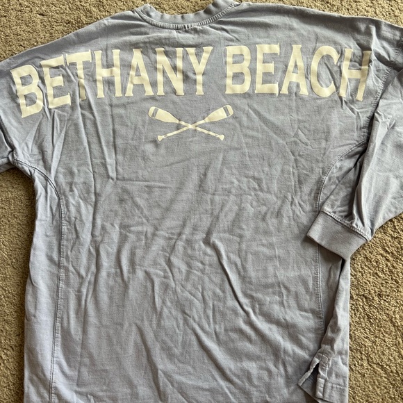 Bethany Beach Long Sleeve Lavender Shirt - Picture 3 of 4